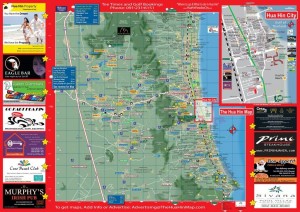 Map of Hua Hin Thailand